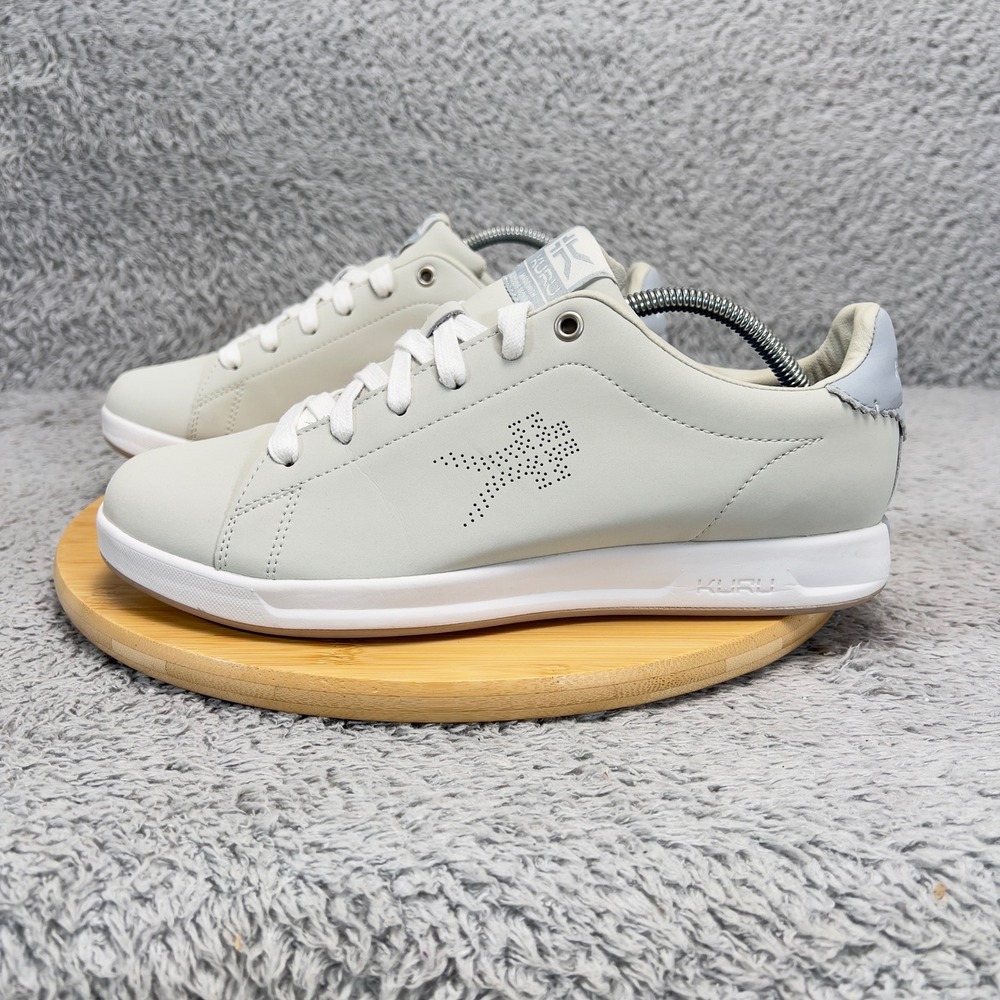 Kuru Roam Classic Womens 11 Orthopedic Leather Sneakers Light Grey 206323110